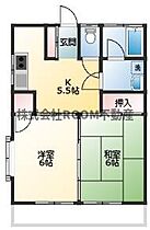 ガーデンTK  ｜ 宮崎県都城市都北町6259-3（賃貸アパート2K・2階・44.84㎡） その2