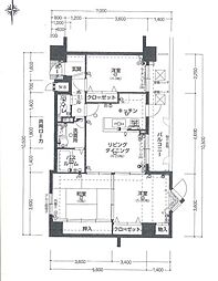 間取図画像 3LDK