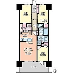 間取図画像 3LDK