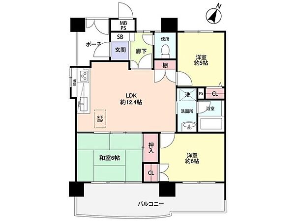 間取りを拡大表示