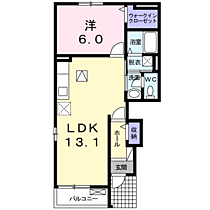 クラーヴォI 101 ｜ 静岡県富士市中里100-1（賃貸アパート1LDK・1階・45.39㎡） その2