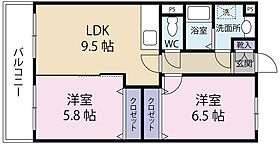 グランストーク松野 305 ｜ 静岡県富士市南松野（賃貸マンション2LDK・3階・50.02㎡） その2