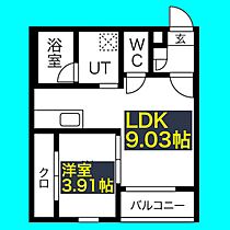 OHKI大曽根  ｜ 愛知県名古屋市東区矢田4丁目17-47（賃貸アパート1LDK・1階・29.62㎡） その2