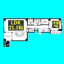 METRO GARDEN 丸の内  ｜ 愛知県名古屋市中区丸の内1丁目6-37（賃貸マンション1LDK・3階・70.02㎡） その2