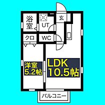 LUCE  ｜ 愛知県名古屋市西区大金町4丁目37-1（賃貸アパート1LDK・3階・36.78㎡） その2