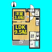 GRANDTIC　MIZUKIRI  ｜ 愛知県名古屋市北区水切町6丁目109（賃貸アパート1LDK・1階・30.99㎡） その2