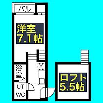 La Mer Bleu  ｜ 愛知県名古屋市中村区中島町1丁目69-2（賃貸アパート1K・1階・21.30㎡） その2