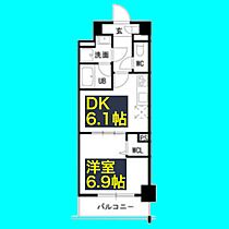 愛知県名古屋市西区菊井1丁目19-23（賃貸マンション1DK・3階・34.54㎡） その2