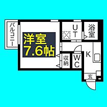 ル・ベリエ平安通  ｜ 愛知県名古屋市北区上飯田南町5丁目38-1（賃貸アパート1K・1階・26.18㎡） その2