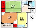 野里マンション3階4.3万円