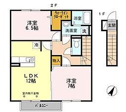 ソレイユ東阿保 2階