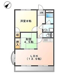 メゾンボヌール 2階