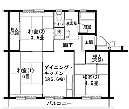 ビレッジハウス志染11号棟 2階