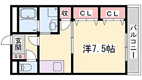 兵庫県加古川市別府町新野辺北町７丁目（賃貸アパート1K・1階・30.81㎡） その2