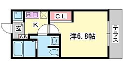 間取図画像 1K