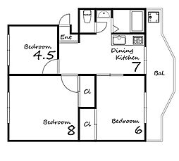 溝口ハイツ 2階