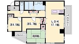 ポルトドールしかま 2階