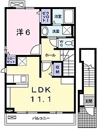 エレガンス中島 2階