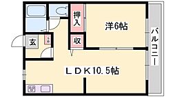 ルミエール東今宿B棟 2階