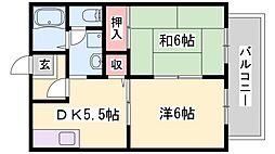 間取図画像 2DK