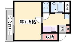 間取図画像 1K