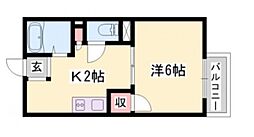 間取図画像 1K