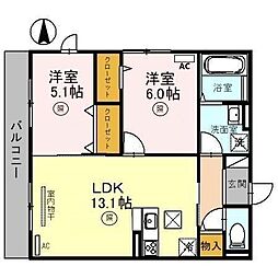 D-ROOM天神　A棟 1階
