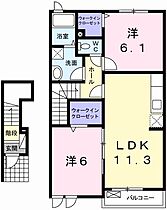 2階 / 2LDK / 57.58㎡