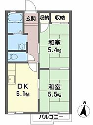 タウニィ旭 2階