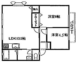 バンブーヒル 2階/206