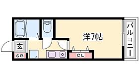 jolie non・non 105 ｜ 兵庫県姫路市苫編（賃貸アパート1K・1階・21.00㎡） その2