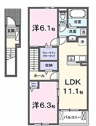 サンセールVIII A 2階