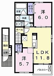 ノール・テリトワールII 2階/203