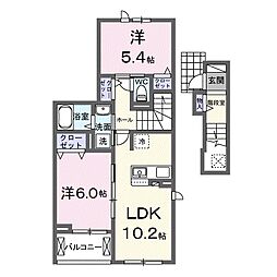 クレシェント 2階/201