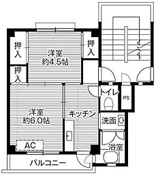 ビレッジハウス十王堂2号棟 3階/0301