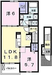 JR播但線 野里駅 徒歩35分 2階/-