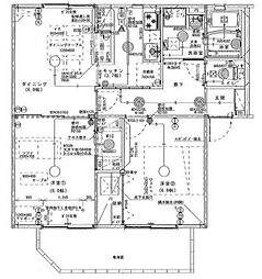 ソレジオ若草北棟 2LDKの間取図画像