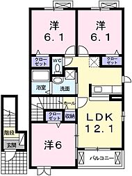 オヒア・レフア2 3LDKの間取図画像