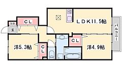 物件の間取り