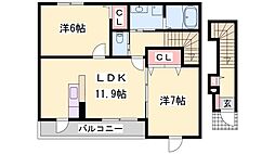 ソレアードIII 2階