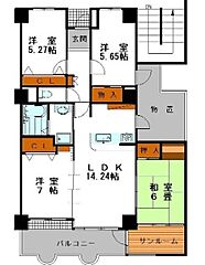 物件の間取り