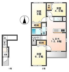 JR播但線 砥堀駅 徒歩10分 2階/-