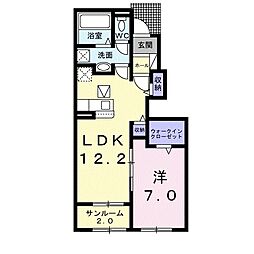 シエロガーデン下余部 A 1階/103