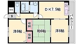 シェーンシュロス 3DKの間取図画像