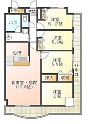 手柄アートスカイハイツ 7階