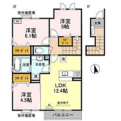 物件の間取り