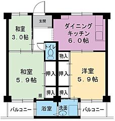 物件の間取り