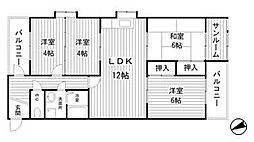 メゾンやすむろII 4階