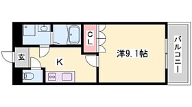 1階 / 1K / 31.02㎡