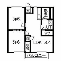 兵庫県姫路市白国４丁目（賃貸アパート2LDK・1階・52.17㎡） その2